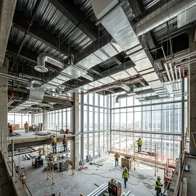 Industrial ductwork fabrication and installation Houston